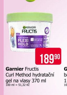 Garnier Fructis Curl Method hydratační gel na vlasy 370 ml