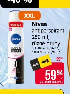 Nivea antiperspirant 250 ml