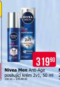Nivea Men Anti-Age posilující krém 2v1, 50 ml