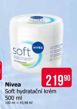 Nivea Soft hydratační krém 500 ml