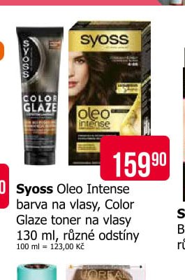 Syoss Oleo Intense barva na vlasy, Color Glaze toner na vlasy 130 ml, různé odstíny - Teta drogerie akcniletaky.com