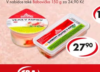 Šunkový závitek v aspiku, Vejce v aspiku
