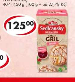 Sedlčanský Hermelín na gril