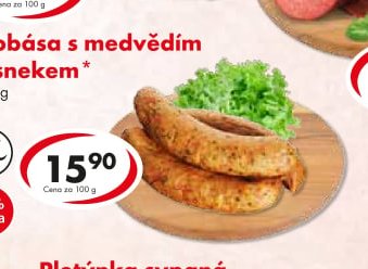 Klobása s medvědím česnekem
