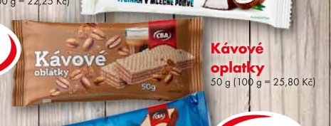 Kávové oplatky