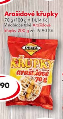 Arašídové křupky