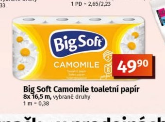 Big Soft Camomile toaletní papír