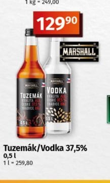 Tuzemák/Vodka 37,5%