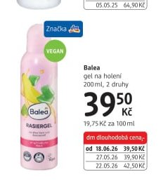 Balea gel na holení