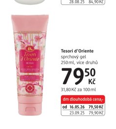 Tesori d'Oriente sprchový gel