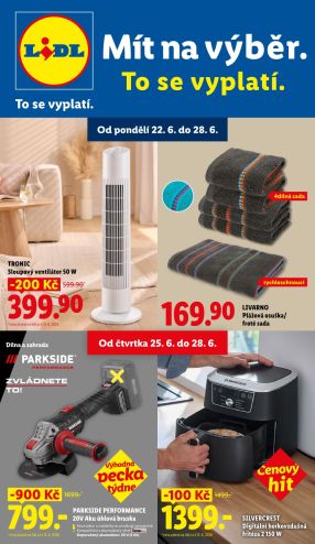 akční leták Lidl 22.6.2026-28.6.2026