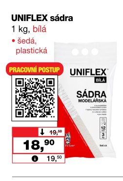 UNIFLEX sádra 1 kg