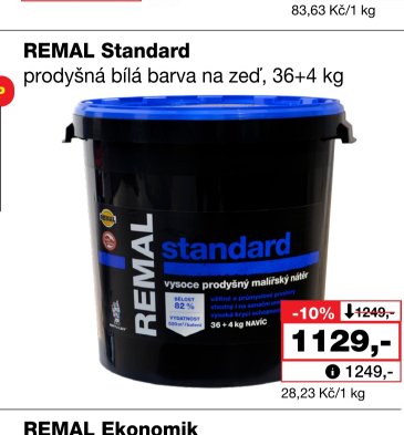 REMAL Standard 36+4 kg