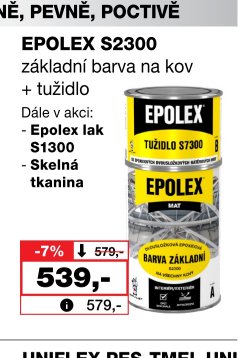 EPOLEX S2300 základní barva na kov + tužidlo