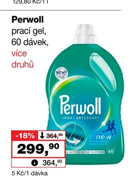 Perwoll prací gel