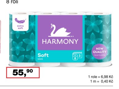 Harmony 3vrstvý toaletní papír