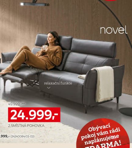 2,5místná pohovka - XXXLutz akcniletaky.com