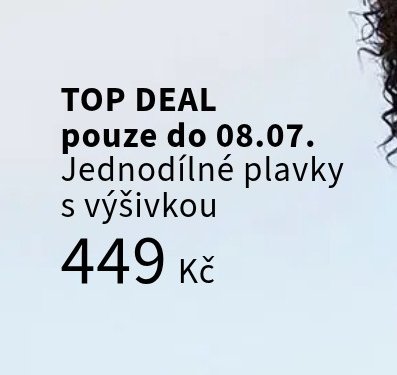 Jednodílné plavky s výšivkou