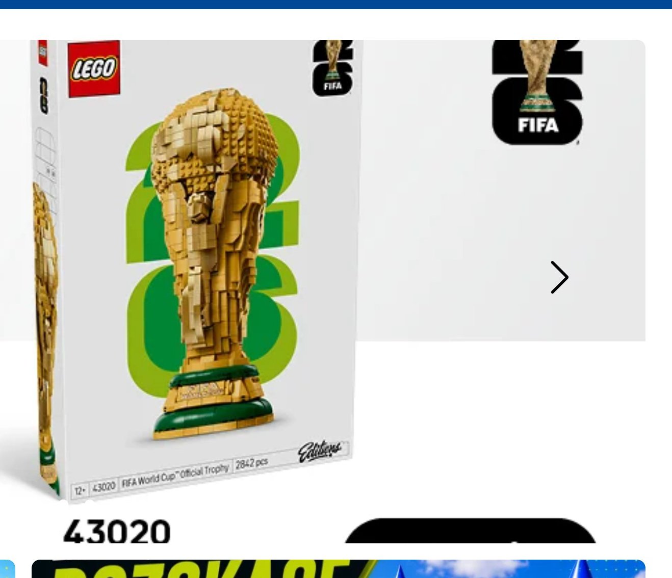LEGO 43020 FIFA World Cup Official Trophy