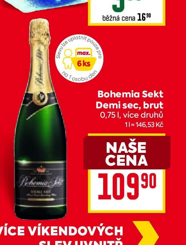 Bohemia Sekt Demi sec, brut