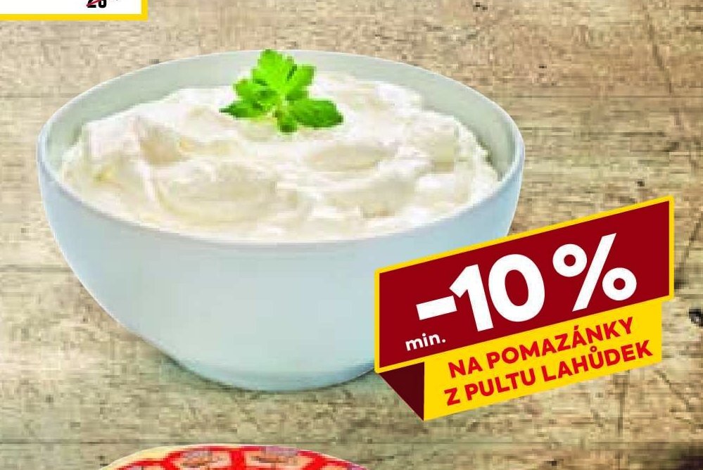 Na pomazánky z pultu lahůdek
