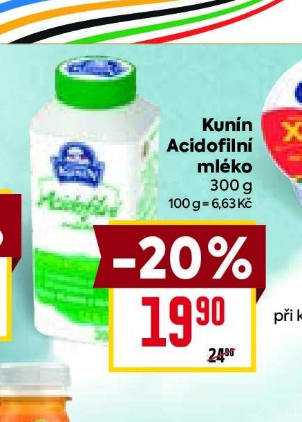 Kunín Acidofilní mléko