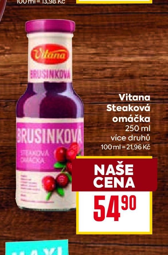 Vitana Steaková omáčka