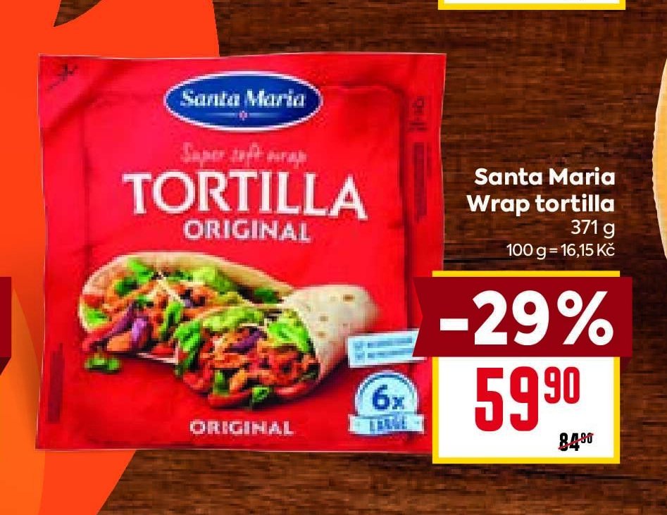 Santa Maria Wrap tortilla
