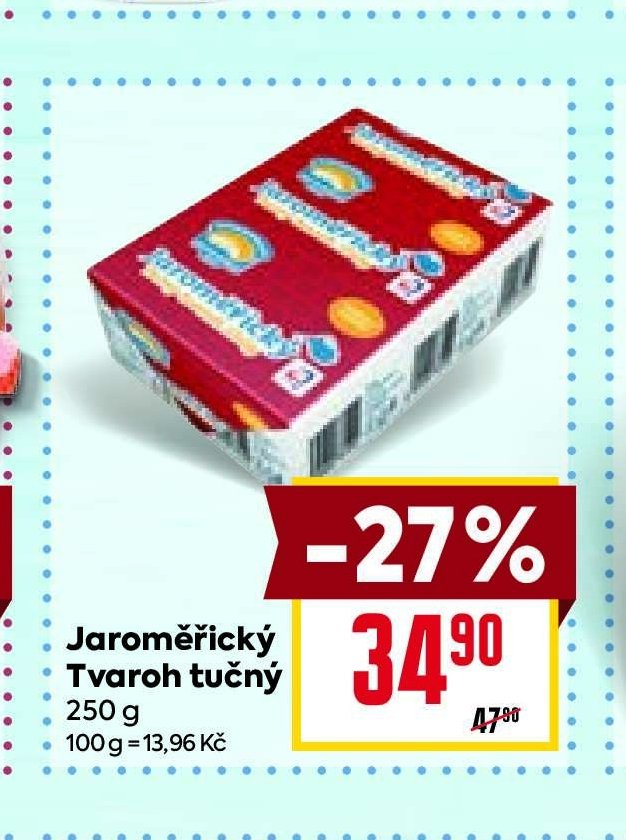 Jaroměřický Tvaroh tučný 250 g