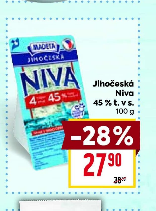 Jihočeská Niva 45% t. v s. 100 g