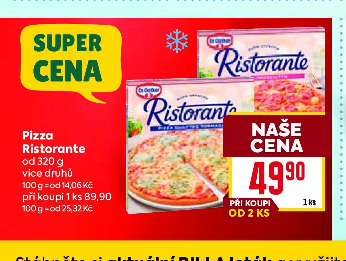 Pizza Ristorante od 320 g