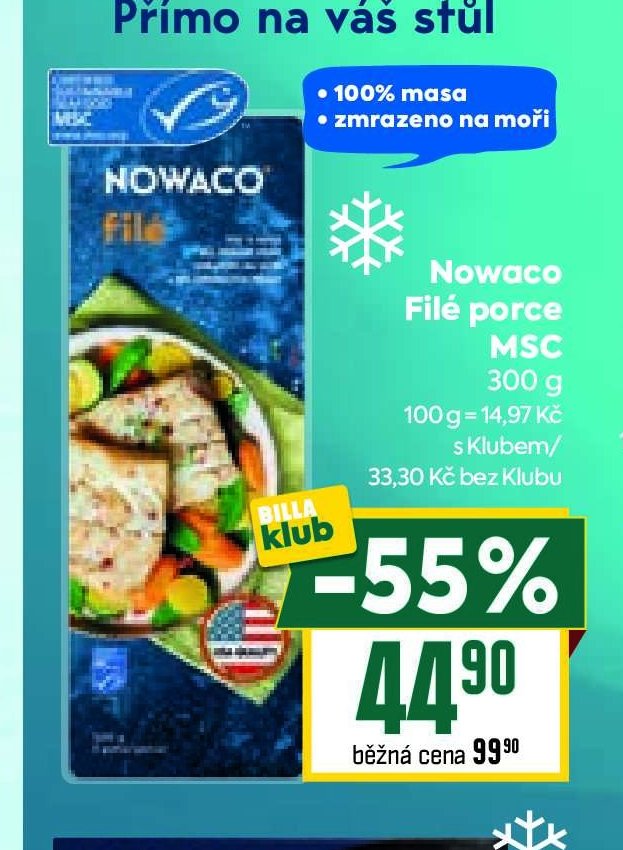 Nowaco Filé porce MSC