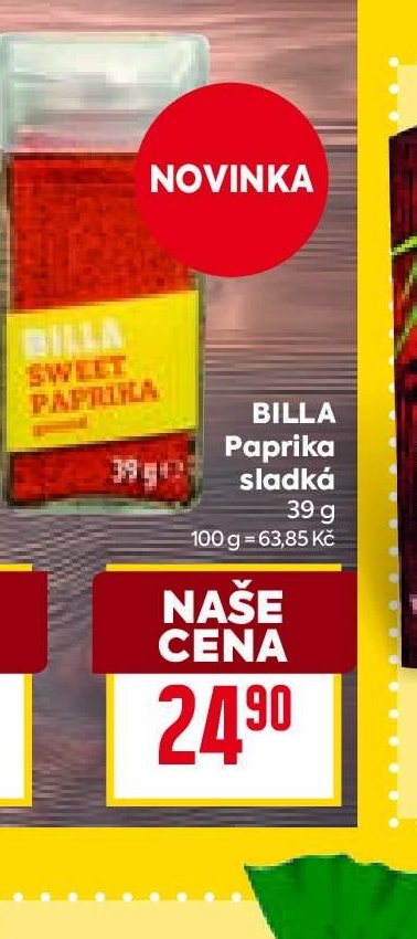 Billa Paprika sladká