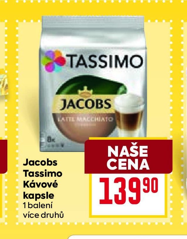 Jacobs Tassimo Kávové kapsle