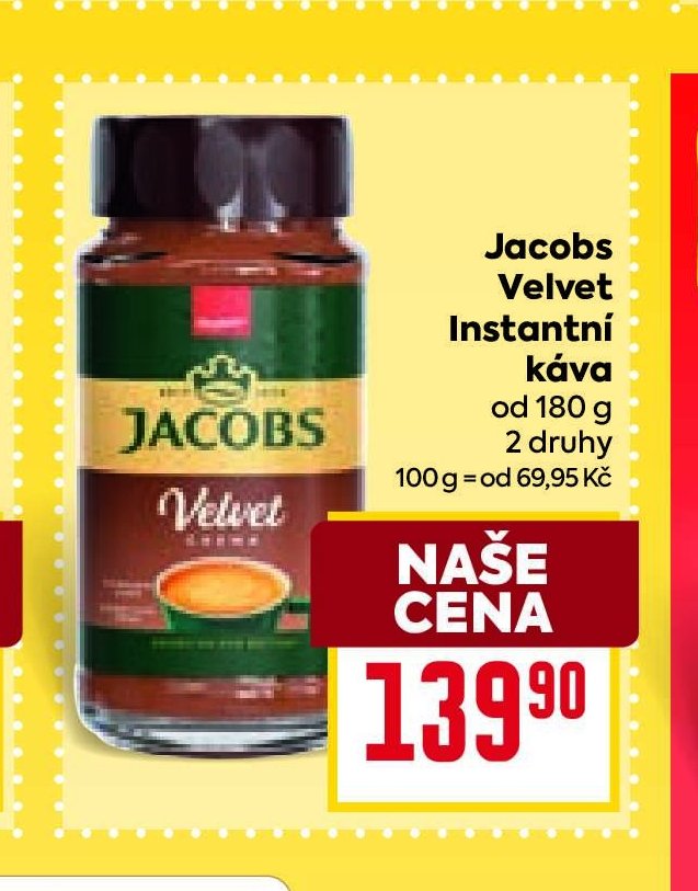 Jacobs Velvet Instantní káva