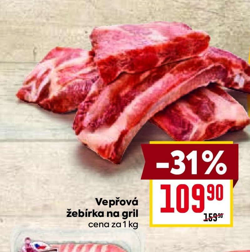 Vepřová žebírka na gril
