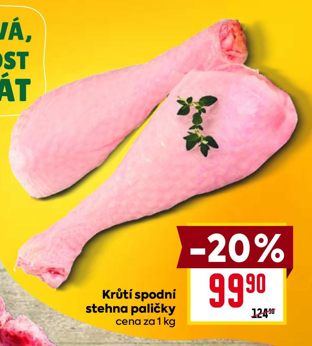 Krůtí spodní stehna paličky