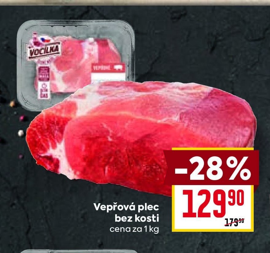 Vepřová plec bez kosti