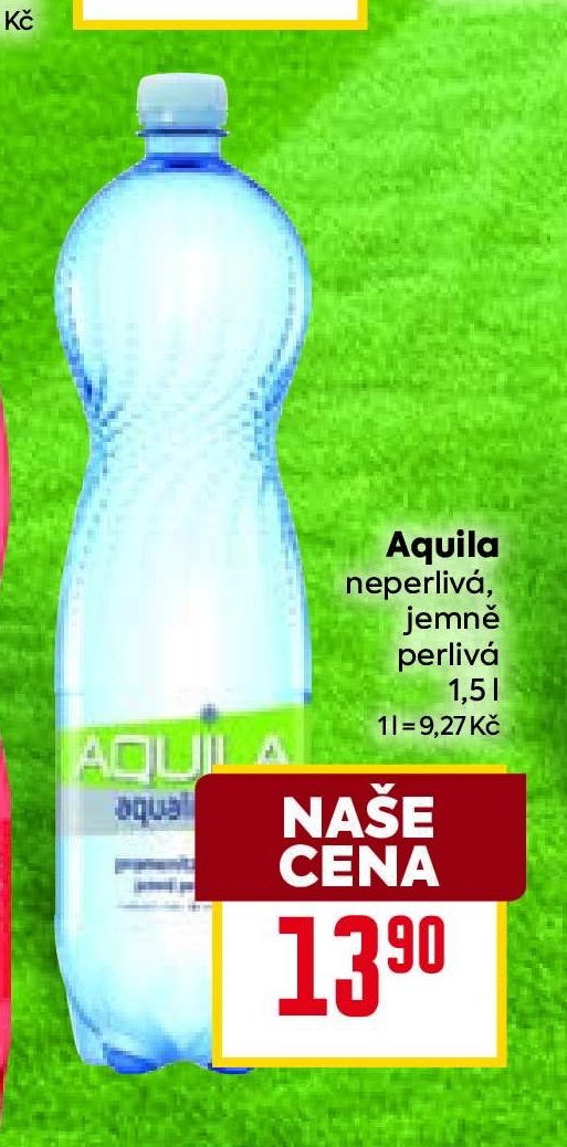 Aquila neperlivá, jemně perlivá