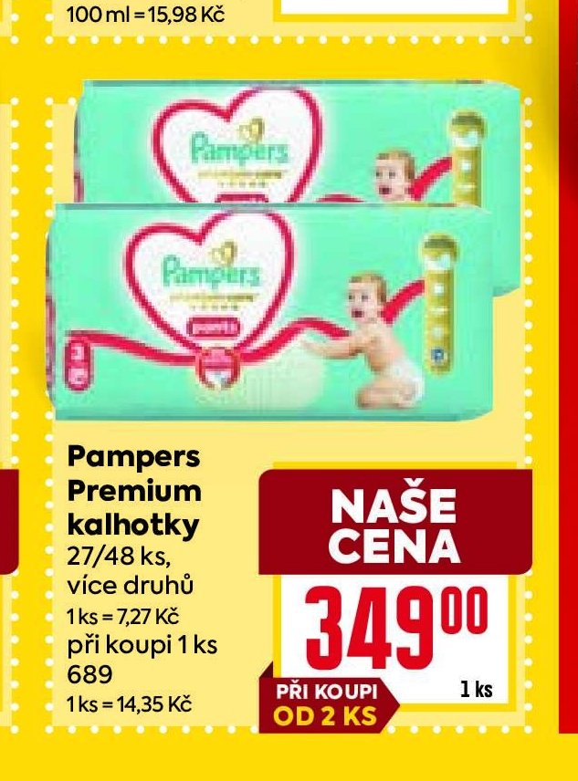 Pampers Premium kalhotky