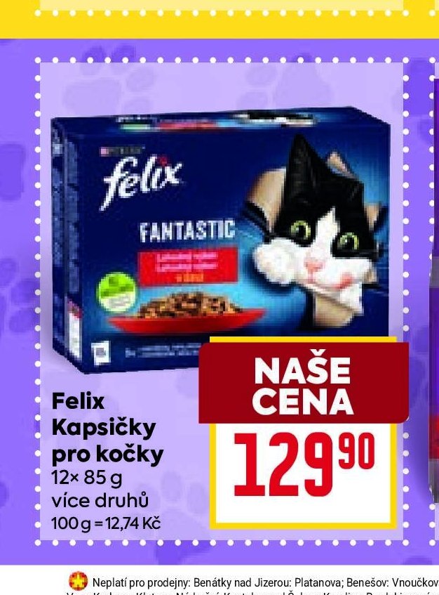 Felix Kapsičky pro kočky