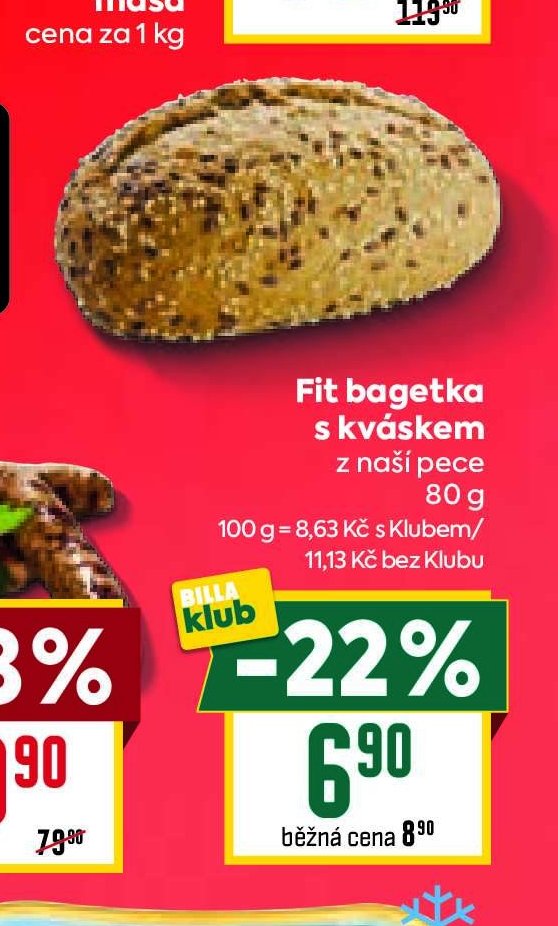Fit bagetka s kváskem