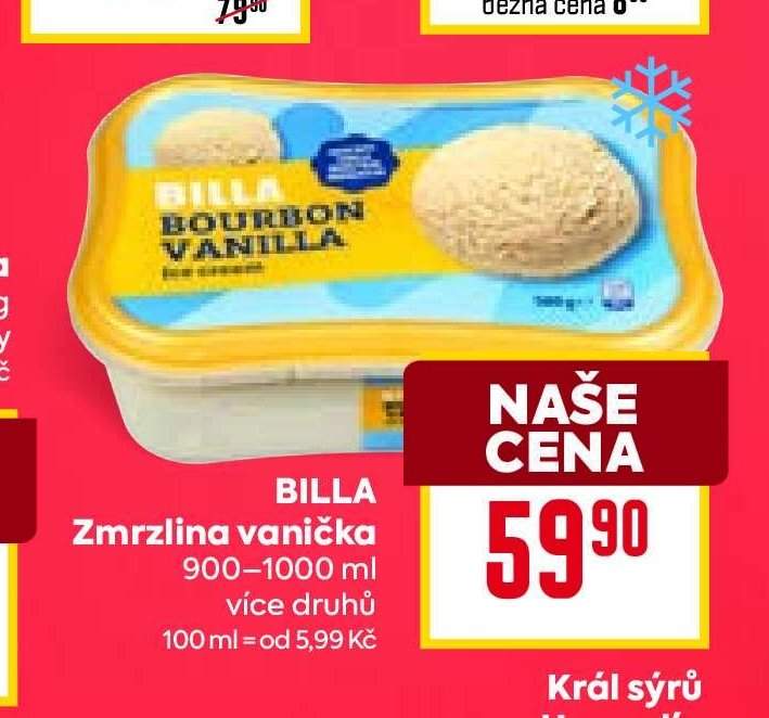 Billa Zmrzlina vanička