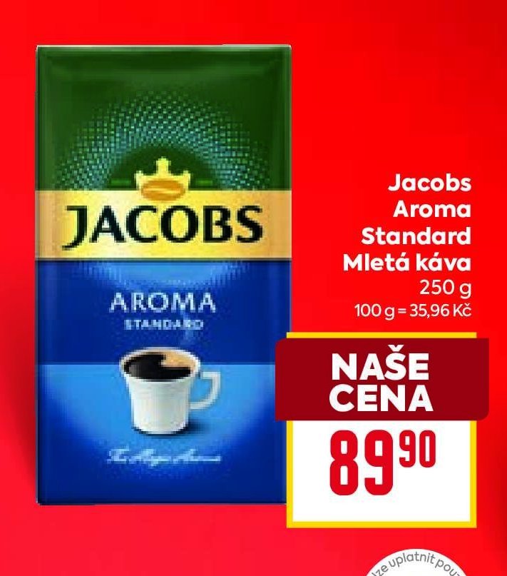 Jacobs Aroma Standard Mletá káva