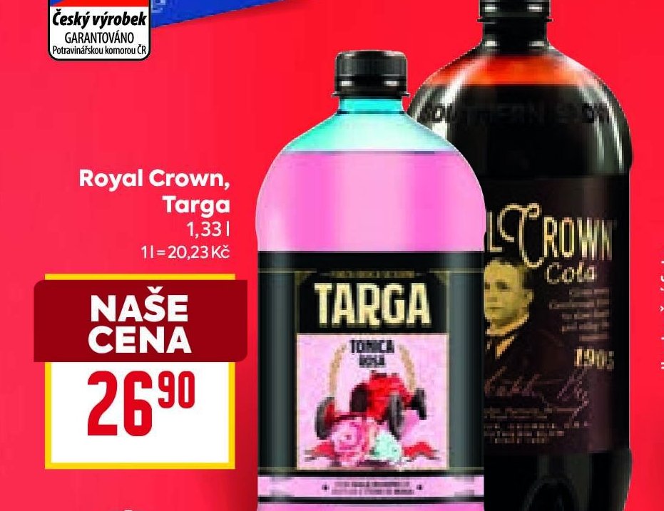Royal Crown, Targa