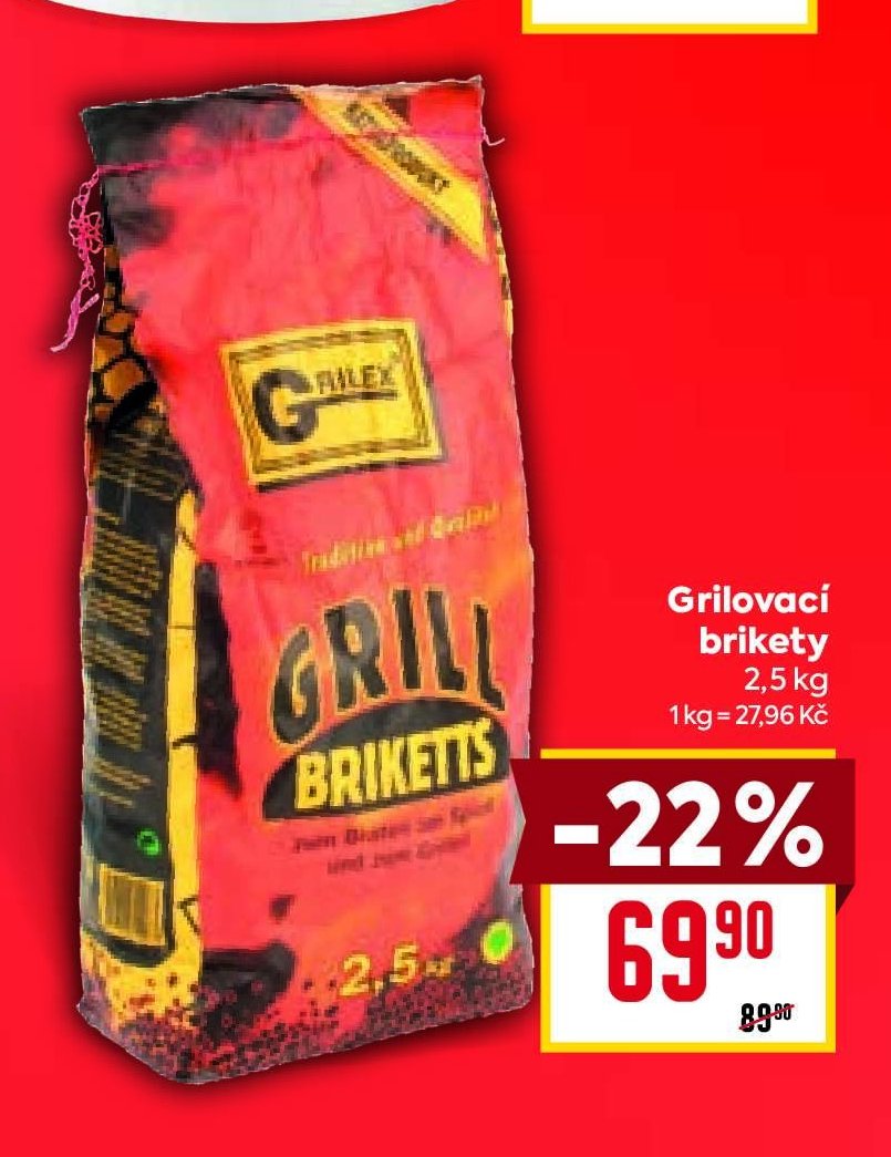 Grilovací brikety