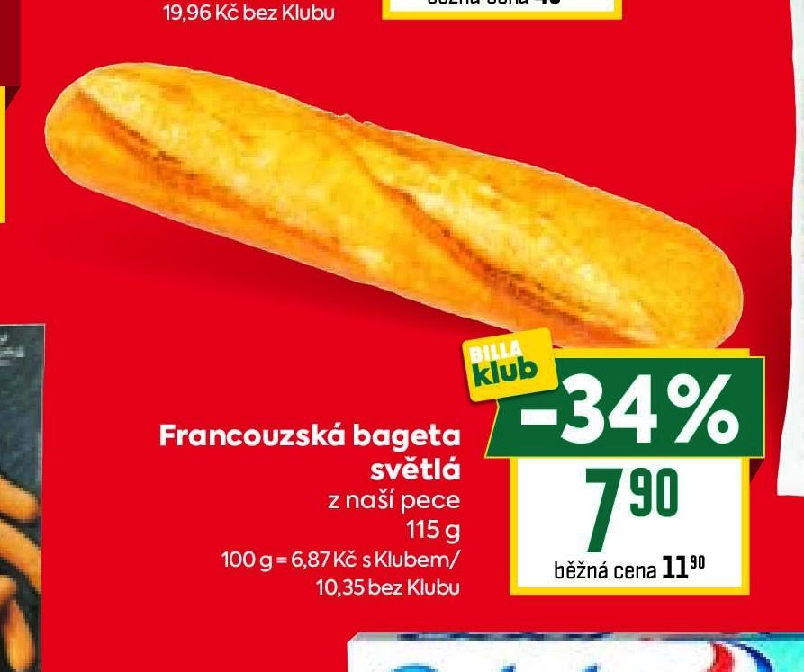 Francouzská bageta světlá