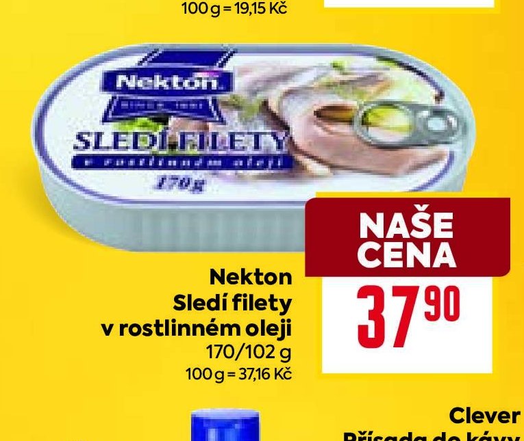 Nekton Sledi filety v rostlinném oleji 170/102 g