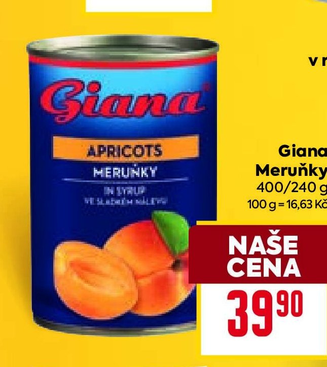 Giana Meruňky 400/240 g