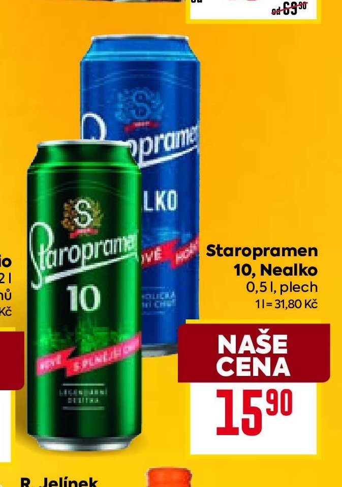 Staropramen 10, Nealko 0,5 l